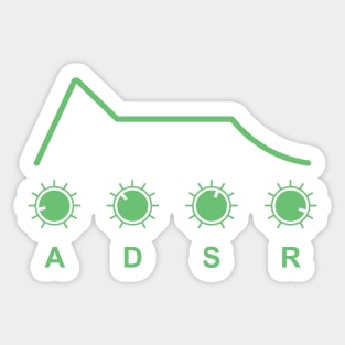 Synthesizer ADSR Sticker